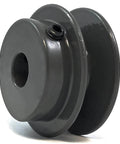 BK40-1/2" Bore Solid Pulley - 4" OD for V-belts cast iron size 5L - Buy Bearings online - Fast US Shipping