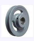 BK60-3/4" Bore Solid Pulley - OD 6" for V-belts cast iron size 4L, 5L product image showing the heavy-duty design.