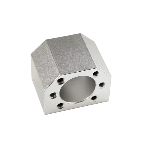 BK12 nut housing for SFU1605 Ball Screw Kit 750mm Length 16mm Diameter 5mm Lead with precision mounting holes.
