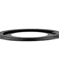 Four Pack 12 Inch Black Round Lazy Susan Hardware With Five Sixteenth Inch Thick Turntable Base Built From Cold Rolled Steel And Rust Resistant Coating