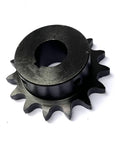 Beefy Hardened 15 Tooth Roller Chain Sprocket B Type For 12.7mm Pitch With Three Quarter Inch Bore And 0.187 Inch Keyway