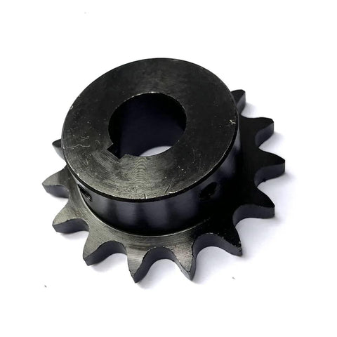 Beefy Hardened 15 Tooth Roller Chain Sprocket B Type For 12.7mm Pitch With Three Quarter Inch Bore And 0.187 Inch Keyway