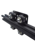 Black 2020 Aluminum Extrusion V-Slot Gantry Support Plate Set w Bearing Slide - VXB Ball Bearings