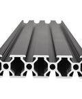 Two Pack 20 Series T Slot 2080 Aluminum Extrusion Profile 19.7 Inch 500mm European Standard Anodized Linear Rail For 3D Printer Parts CNC DIY