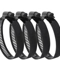 2.5 Inch Stainless Steel Worm Gear Hose Clamp Set of 4 Premium 304 Stainless Steel Corrosion Resistant Adjustable 40 to 63mm