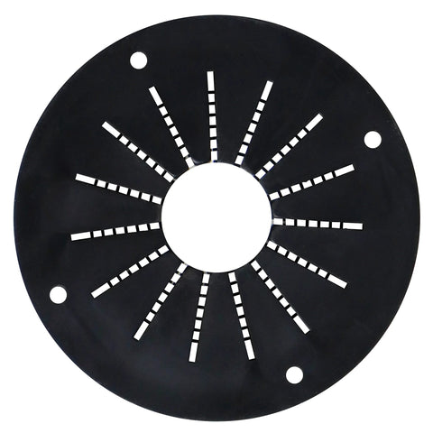 Rigging Grommet 3 Inch Black For Boats And Docks With Rugged Rubber Center And Durable Plastic Ring Protects Lines And Wiring Passing Through Decks And Rails Preventing Snags And Wear For Marina Installations