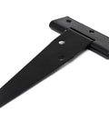 Six Pack 4 Inch T Strap Hinges Black Outdoor Gate Hinges For Wooden Fences Beefy Heavy Duty Tee Hinges For Shed Barn Doors Gates Rugged Carbon Steel
