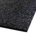 ABS Black Plastic Sheet 12 By 18 By One Sixteenth Inch Haircell Front Pattern Smooth Back for DIY and Hobby Projects close-up view