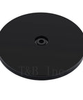 6 Inch Lazy Susan Turntable Organizer Made From Clear Acrylic for Spice Rack Kitchen Cabinet Pantry and Small Item Storage Black