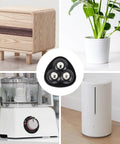 16 Pcs Self Adhesive Caster Wheels For Countertops And Small Appliances, Easy Peel And Stick Furniture Sliders in use