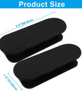 Two Pack Self Adhesive Pull Handles For Cabinets Doors Drawers Windows Closets And Clothing Boxes Black with size dimensions