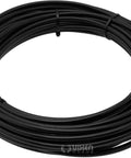 Black hose from Three Eighth Inch NPT Air Ride Suspension High Flow Air Valves and Solenoids Kit for Four Corner Systems With 210 PSI Dual White Gauges Fittings and Hoses VXK3804GW 12V Power Source