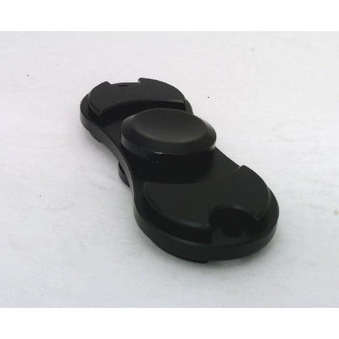 Black Aluminum Dual Fidget Hand Spinner Toy 42Q - VXB Ball Bearings