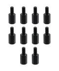 10 Pieces Aluminum Male Female Threaded Hex Standoffs M3x6mm 14mm Length Black Aluminum Spacer For Drone Quadcopter Circuit Board