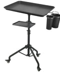 On Wheels Salon Tray Cart With Adjustable Height And Storage Platform Aluminum And Iron Rolling Tray For Tattoo Spa Dental Use