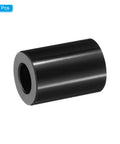 Durable Aluminum Spacers Pack of 5, M10 Outer Diameter Three Quarter Inch, One Inch Length Round Standoffs, Black Anodized Finish