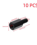 10 Pieces Aluminum Male Female Threaded Hex Standoffs M3x6mm 14mm Length Black Aluminum Spacer For Drone Quadcopter Circuit Board