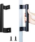 8 Inch Aluminum Alloy Sliding Glass Door Handle for Patio Doors Replacement Pull Fits Six And Five Eighths Inch Mounting Holes