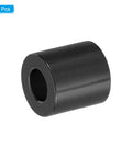 Heavy Duty Aluminum Spacer Set M8 One Third Inch Bolts 8 Pcs, 8.2mm ID X 16mm OD X 16mm Length, Black Round Standoff for Electronics