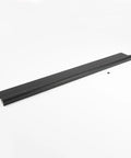 Adjustable Aluminum & Hardwood Threshold Waterproof and Hidden Screws - Heavy duty black 36 inch with oak wood core
