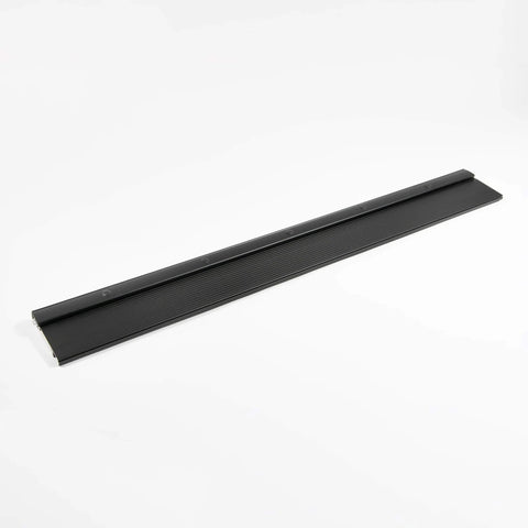 Adjustable Aluminum & Hardwood Threshold Waterproof and Hidden Screws -Add-on Extension Available - Heavy Duty - 36 inch black threshold