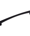 Nine Inch Center Arch Pull Flat Black Finish Zinc Alloy Cabinet Door And Drawer Hardware For Kitchen And Bath
