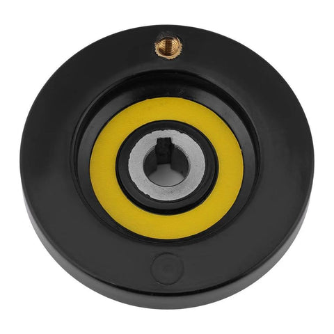 Rear Hand Wheel For Lathe And Milling Machines With Removable Revolving Handle In Black Bakelite Round 12x80mm Screw Hole View