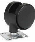 6856SW Set Of 4 Black Ball Caster Wheels For Arts And Crafts Storage Compatible With Super Satchel Cube, 250 Lb Capacity