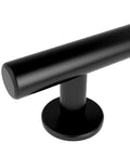 2 Pack Modern 9.5 Inch Sliding Barn Door Pull Handle With Flush Hardware Set Rustic Black Powder Coated Finish Anti Rust Heavy Duty Double Sided Handles
