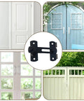 Barn Door Latch Set 4 Pack 100mm By 70mm Three Point Nine Four Inch 180 Degree Flip Lock For Sliding Doors Privacy Bathroom