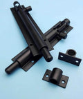 Two Pack 3 Inch Barrel Bolt Lock Heavy Duty Slide Latch For Doors Black Aluminum Alloy, weatherproof security locks with mounting parts