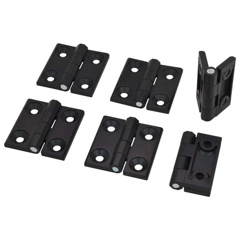 Hardware Kit Only For Top Mounted Sliding Bifold Barn Door In Black Finish 75 Five Eighths Inch Track Durable Steel Construction Includes All Mounting Hardware Door Panels Not Included Easy Installation For Garage Or Interior Barn Door Projects black hinges