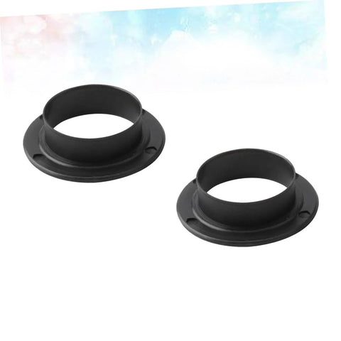 Two Pack Black Axle Protection Covers for Bike Bearings Dust Covers Easy to Install Fits Crankshaft Prevents Thread Damage