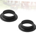Two Pack Black Axle Protection Covers for Bike Bearings Dust Covers Easy to Install Fits Crankshaft Prevents Thread Damage