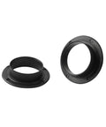 Two Pack Black Axle Protection Covers for Bike Bearings Dust Covers Easy to Install Fits Crankshaft Prevents Thread Damage