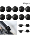 Bike Headset Cap Top Cover Waterproof Dustproof Rubber Spacer For M6 Inside Hex Screws 5 Or 10 Pack MTB And Road Bicycle
