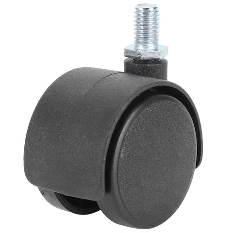 Single wheel from 4 Pack Cabinet Casters 1.5 Inch 360 Degree Rotatable Replacement Wheels Universal Plastic Wheel For Cabinets.