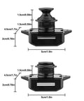 5 Piece Push Button Latch Cabinet Door Catch Keyless Cupboard Locks For RV Motorhome Camper Caravan Black Durable Zinc Alloy And ABS Construction Easy To Install Keeps Doors Secure While On The Move, black latch dimensions