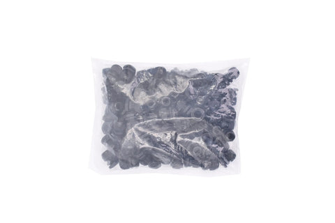 Bag of multiple PG13.5 Waterproof Cable Gland Connector Black Adjustable IP68 M20 Plastic Cable Gland With Locknut And Rubber Ring For 6 And 12mm Wire Nylon PA66 UV Resistant And Durable Outdoor Industrial Use.