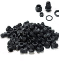 PG13.5 Waterproof Cable Gland Connector Black Adjustable IP68 M20 Plastic Cable Gland With Locknut And Rubber Ring