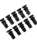 10 Pack Cable Gland Connectors Rubber Strain Relief Cord Boots For 3.5mm 4mm And 5mm Wires Black And White Angled Grinder Cord Protector Spare Parts For Power Tools And Chargers