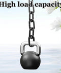 1/5'' x 26.2Ft Long Black Chain Link Heavy Duty Porch Swing Chain, Carbon Steel Coil Chain holding weight, high load capacity