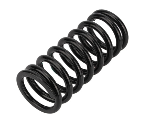Black Compression Springs Set Of Two 1.7 Inch Outer Diameter By 1.25 Inch Inner Diameter And 3.9 Inch Long With 0.218 Inch Coil Wire 163 Lbs Per Inch Load Rating For Heavy Duty Machinery And Industrial Equipment.