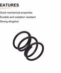 Features of 20 Pack Black Compression Springs For Machinery, 1.2mm Wire Dia, 13x15mm Outer Diameter, showing durability and strength