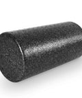 High Density Foam Roller 12 Inch Long Firm Full Body Massage Tool For Back Stretching Yoga Pilates Post Workout Muscle Recovery Black