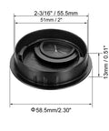 Hide and organize every cable with this zinc alloy desk hole cover, a sturdy 2.1 inch (53mm) grommet with visible measurements.
