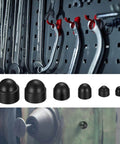145 Piece Set Plastic Screw Cap Covers For Hex Bolts Dome Style Fits M4 To M12 in Use