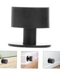Door Silencer Wall Bumper Collision Stopper For Interior Use Black 1 Set With Easy Install Hardware Anti Collision Door Stopper