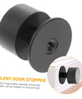 Door Silencer Wall Bumper Collision Stopper For Interior Use Black 1 Set With Easy Install Hardware Anti Collision Door Stopper