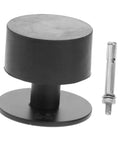 Door Silencer Wall Bumper Collision Stopper For Interior Use Black 1 Set With Easy Install Hardware Anti Collision Door Stopper